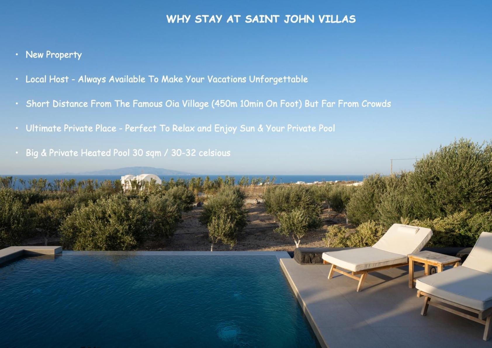 Saint John Oia-Villas With Private Heated Pool Oia (Santorini) Bagian luar foto